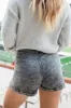 My Favorite Black Acid Wash Denim Skort sold by Pink Lily