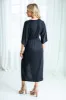 Can't Be Outdone Black Twist Detail Midi Dress FINAL SALE sold by Pink Lily