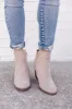 Carissa Taupe Block Heel Suede Bootie FINAL SALE sold by Pink Lily