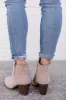 Carissa Taupe Block Heel Suede Bootie FINAL SALE sold by Pink Lily