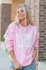 Florida Block Light Pink Oversized Graphic Sweatshirt sold by Pink Lily