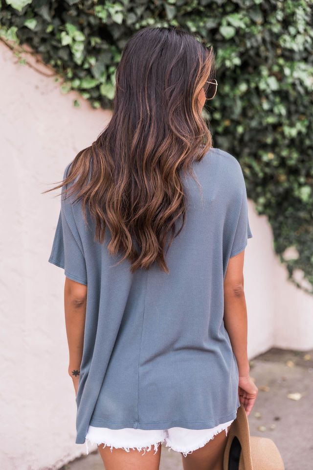 A Glorious Time Slate T-Shirt FINAL SALE sold by Pink Lily product image thumbnail 6