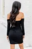 A Little Unpredictable Black Off The Shoulder Ruched Mini Dress FINAL SALE sold by Pink Lily