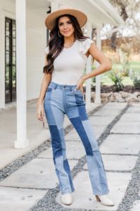 Hard To Resist Cream Flutter Sleeve Bodysuit sold by Pink Lily