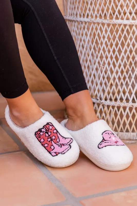 Cowboy Hat and Boot Slippers sold by Pink Lily