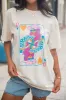 Queen of Country Ivory Oversized Graphic Tee sold by Pink Lily