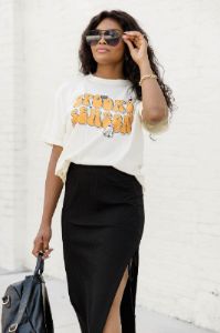 Spooky Season Ivory Graphic Tee sold by Pink Lily