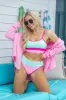 Feeling Coastal Mint And Pink Color Block Bikini Bottoms FINAL SALE sold by Pink Lily