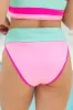 Feeling Coastal Mint And Pink Color Block Bikini Bottoms FINAL SALE sold by Pink Lily