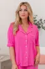 Good To Get Away Pink Bamboo Pants Set sold by Pink Lily