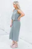 Never Wanna Leave Olive Jumpsuit FINAL SALE sold by Pink Lily
