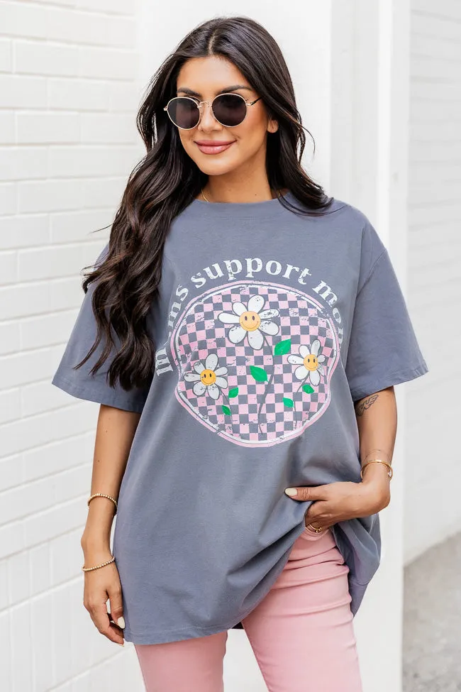 Moms Support Moms Grey Comfort Colors Graphic Tee sold by Pink Lily product image thumbnail 2