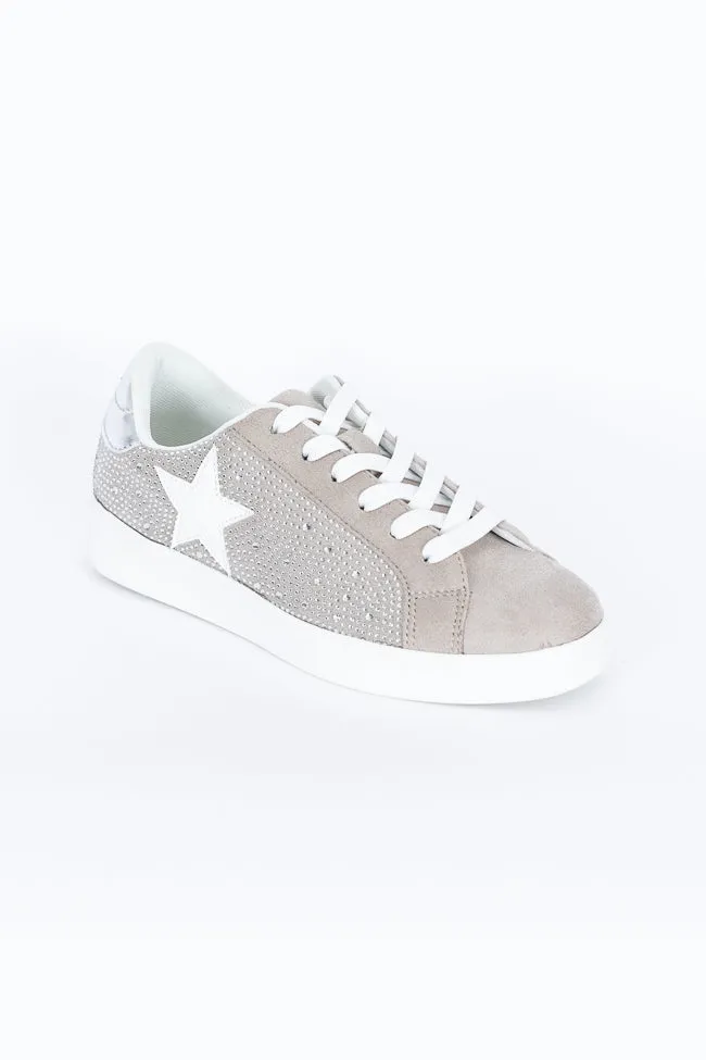Karlie Taupe Rhinestone Star Sneaker SALE sold by Pink Lily product image thumbnail 5
