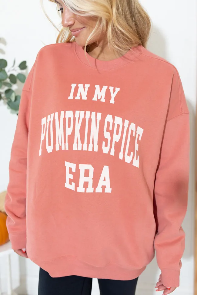 In My Pumpkin Spice Era Brick Oversized Graphic Sweatshirt SALE sold by Pink Lily product image thumbnail 3