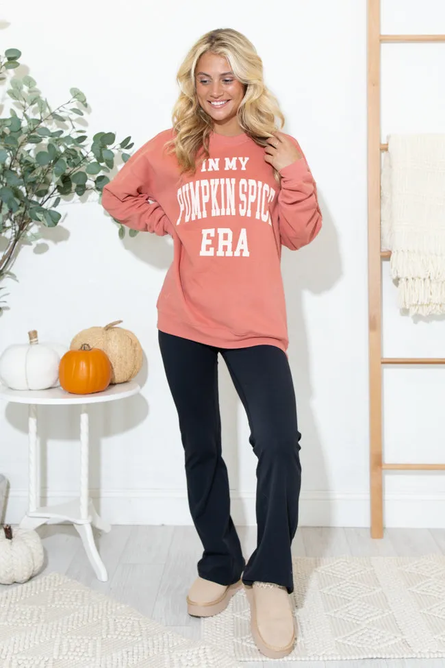 In My Pumpkin Spice Era Brick Oversized Graphic Sweatshirt SALE sold by Pink Lily product image thumbnail 4