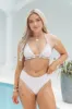 Tans And Tides Neutral Printed High Waisted Bikini Bottoms FINAL SALE sold by Pink Lily
