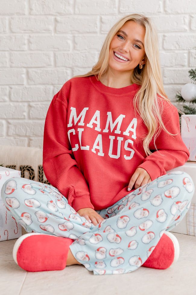 Mama Claus Red Graphic Sweatshirt sold by Pink Lily product image thumbnail 3