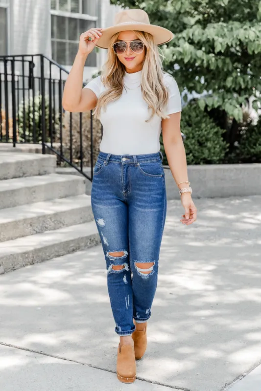 What's Happening Ivory Mock Neck Short Sleeve Bodysuit FINAL SALE sold by Pink Lily