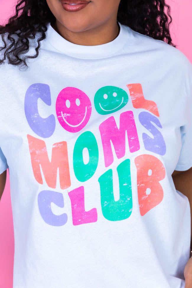 Cool Moms Club Ice Blue Graphic Tee sold by Pink Lily product image thumbnail 4