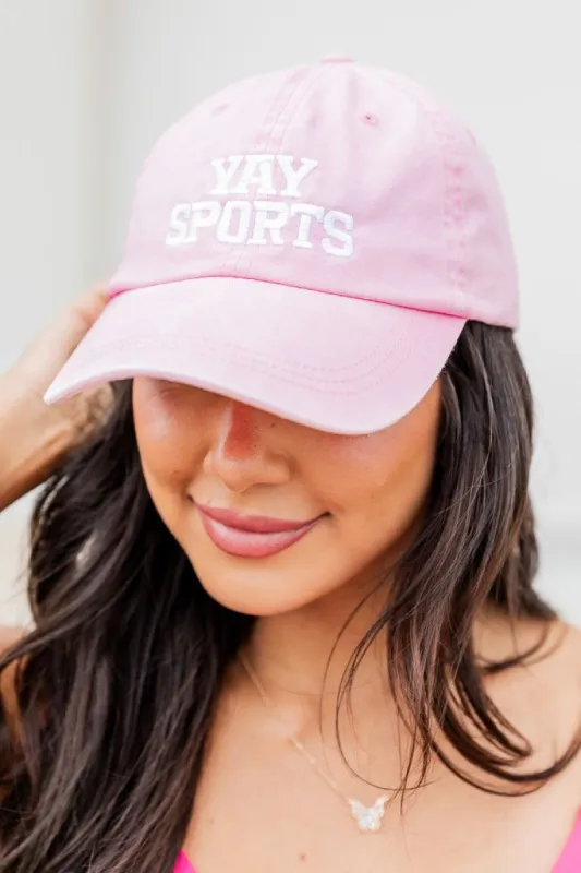 Yay Sports Pink Baseball Cap sold by Pink Lily