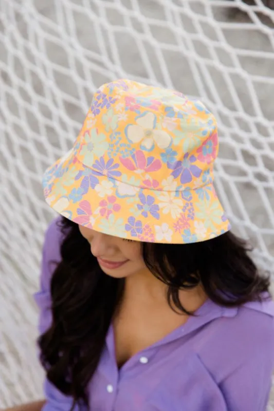 Custom Floral Print Bucket Hat sold by Pink Lily