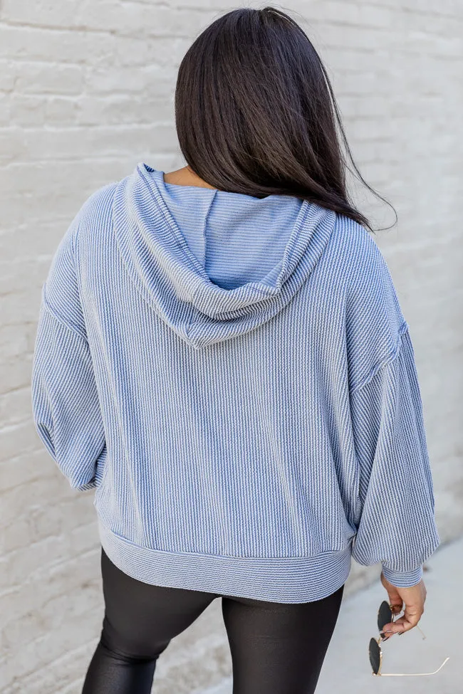 Stylish Splendor Blue Hoodie FINAL SALE sold by Pink Lily product image thumbnail 4