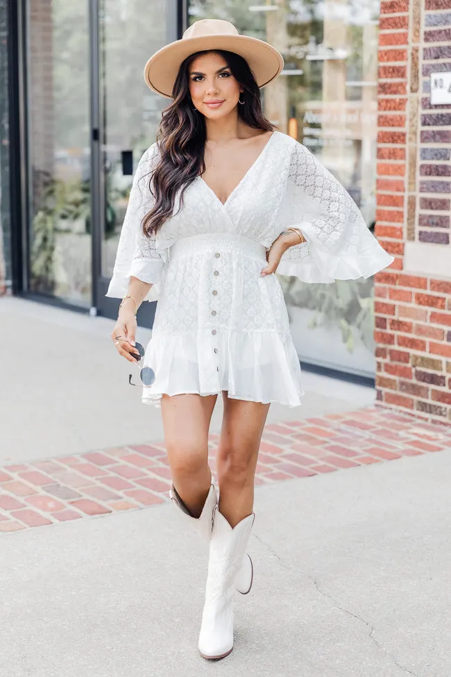 A Happier Place White Lace Romper FINAL SALE sold by Pink Lily product image thumbnail 2