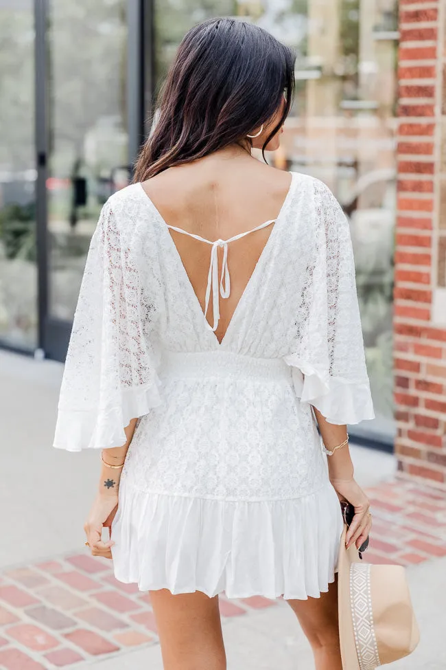 A Happier Place White Lace Romper FINAL SALE sold by Pink Lily product image thumbnail 4