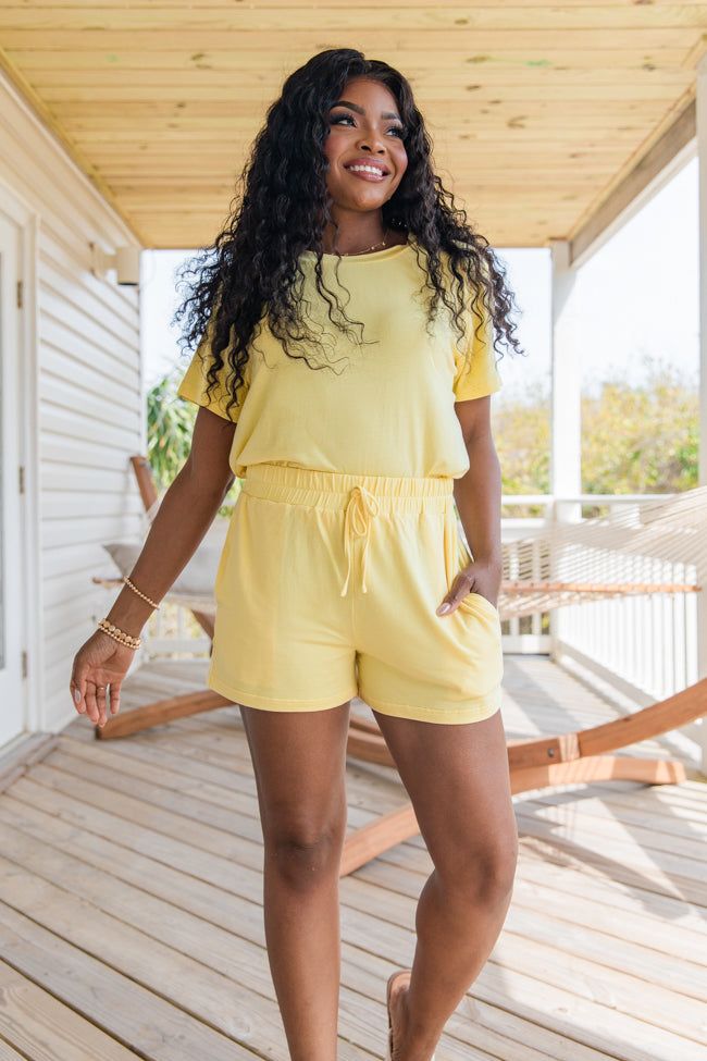 Over The Moon Yellow Lyocell Top sold by Pink Lily product image thumbnail 2