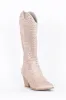 June Taupe Rhinestone Boots FINAL SALE sold by Pink Lily