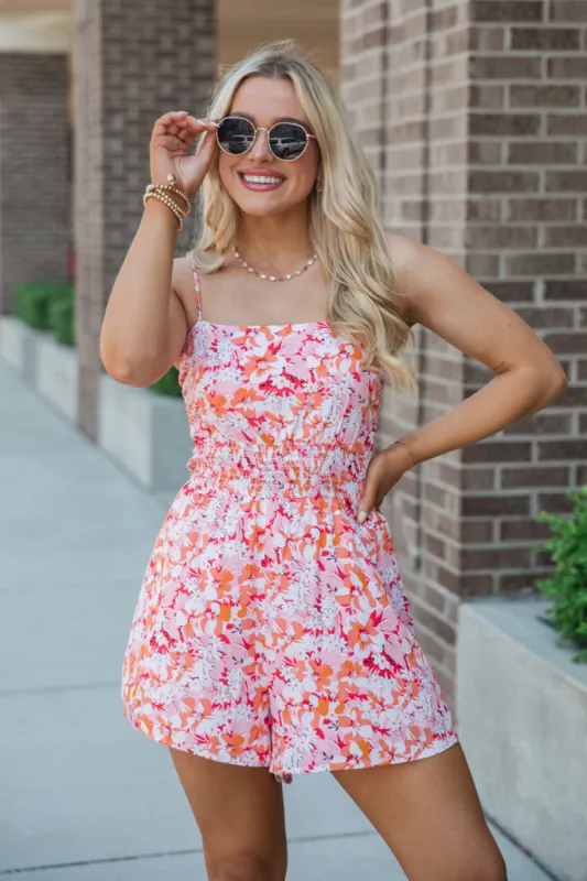 Calling On You Printed Romper SALE sold by Pink Lily