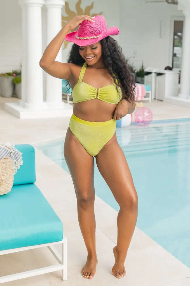 Classic Coastal Green Shimmer Bikini Top FINAL SALE sold by Pink Lily product image thumbnail 2