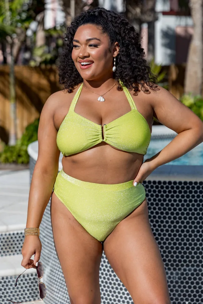 Classic Coastal Green Shimmer Bikini Top FINAL SALE sold by Pink Lily product image thumbnail 5