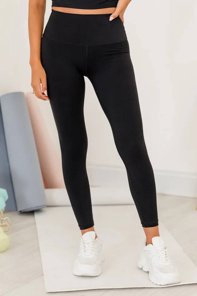 Raise The Standard Black Active Leggings sold by Pink Lily