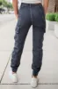 Isn't It Fun Washed Black Cargo Style Jeans FINAL SALE sold by Pink Lily