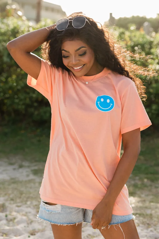 Errrbody At The Beach Coral Oversized Graphic Tee sold by Pink Lily product image thumbnail 3