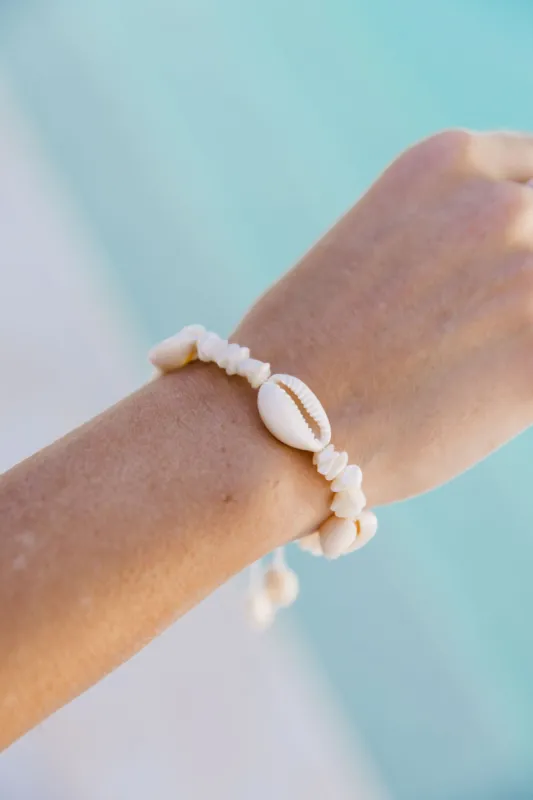 Adjustable Shell Bracelet SALE sold by Pink Lily