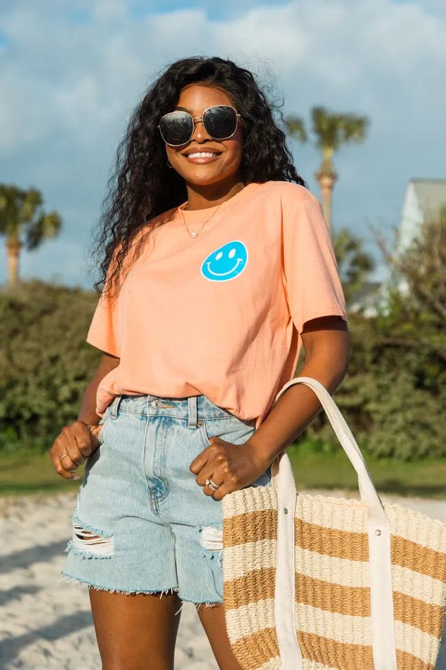 Errrbody At The Beach Coral Oversized Graphic Tee sold by Pink Lily product image thumbnail 2