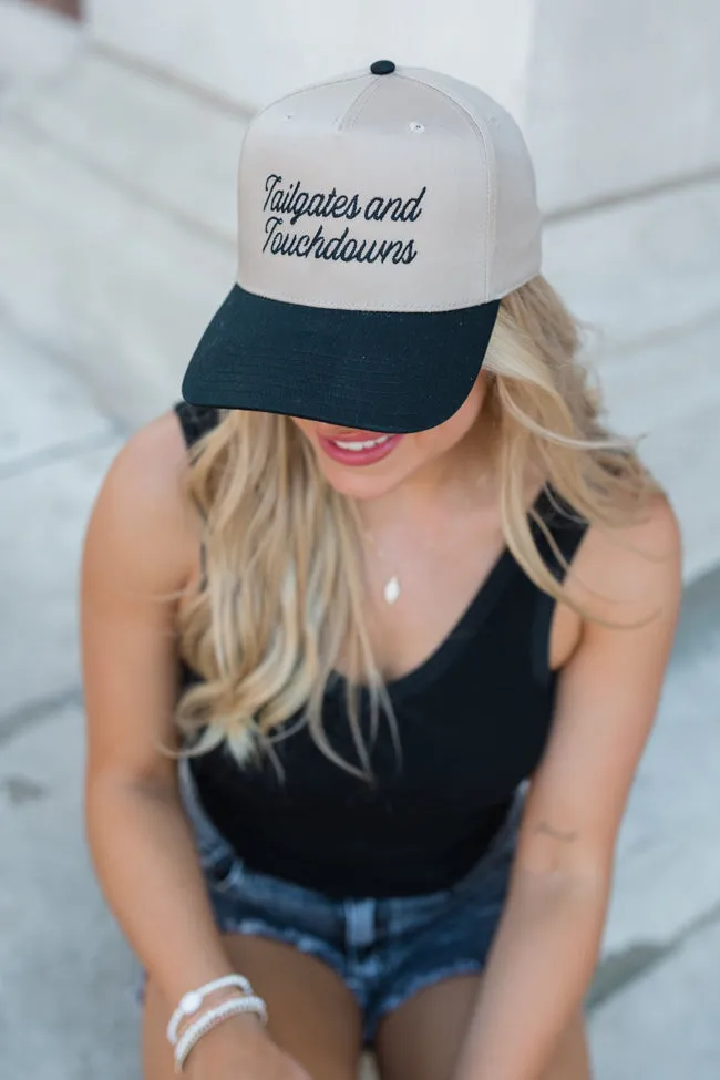 Tailgates And Touchdowns Black and Khaki Hat sold by Pink Lily product image thumbnail 3