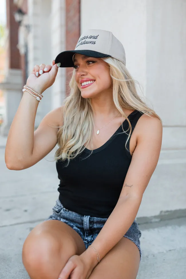 Tailgates And Touchdowns Black and Khaki Hat sold by Pink Lily product image thumbnail 4