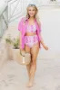 Clear Your Mind Pink Button Front Gauze Blouse FINAL SALE sold by Pink Lily