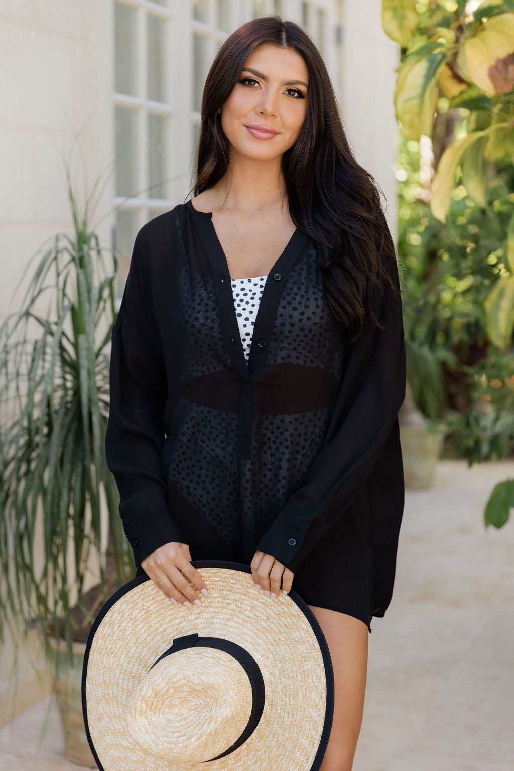 Along The Shore Black Swim Coverup FINAL SALE sold by Pink Lily product image thumbnail 5