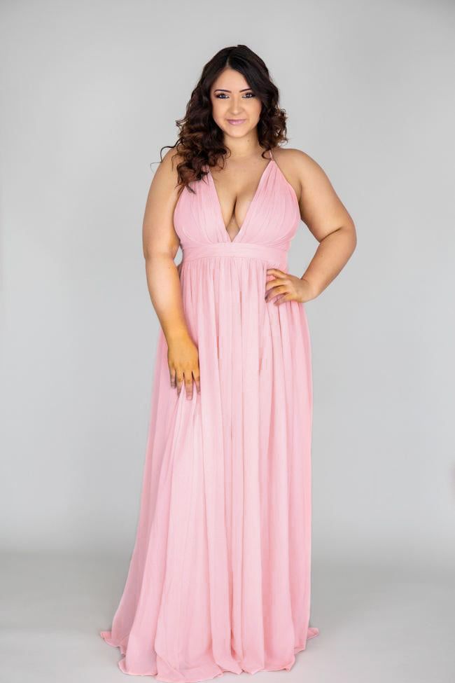 It All Begins With Love Pink Maxi Dress FINAL SALE sold by Pink Lily product image thumbnail 11