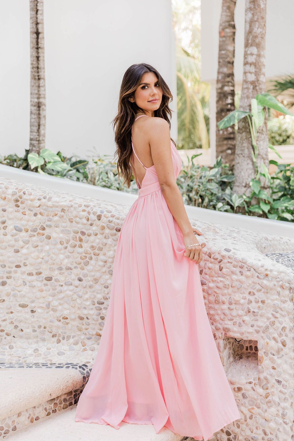 It All Begins With Love Pink Maxi Dress FINAL SALE sold by Pink Lily product image thumbnail 7