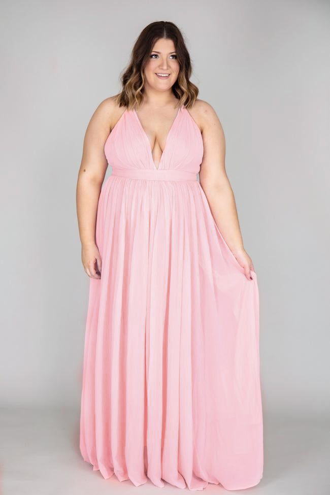 It All Begins With Love Pink Maxi Dress FINAL SALE sold by Pink Lily product image thumbnail 14