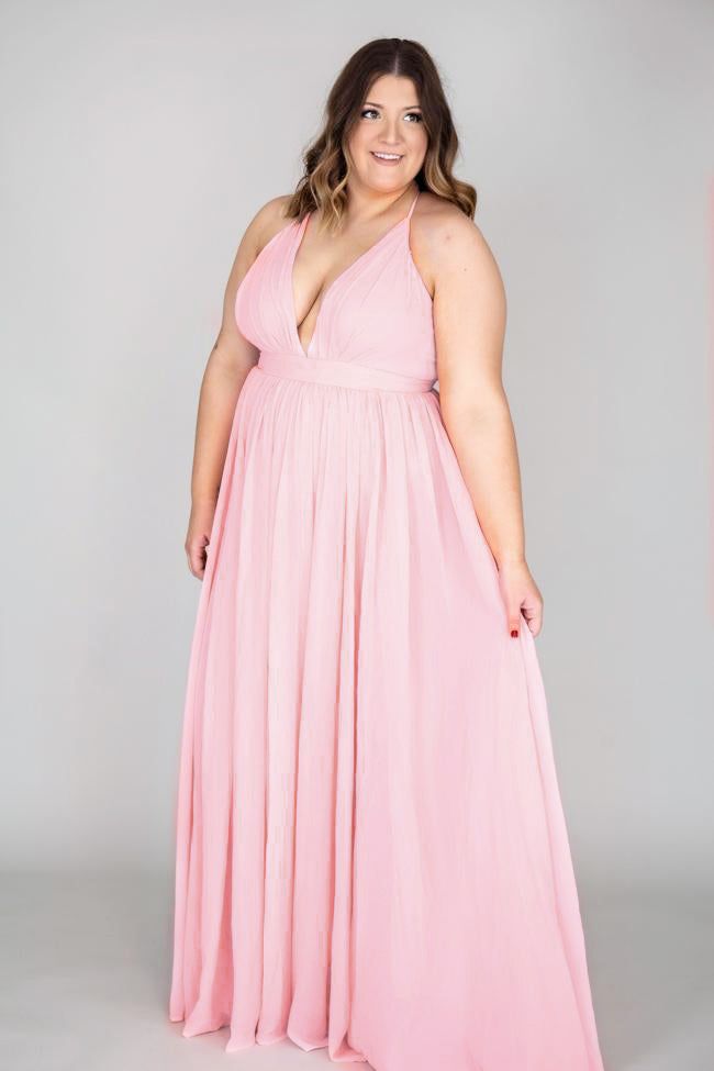 It All Begins With Love Pink Maxi Dress FINAL SALE sold by Pink Lily product image thumbnail 15
