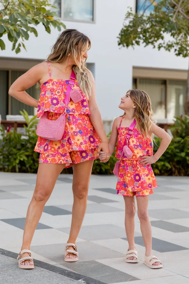 Kancun Babes Retro Floral Printed Romper Krista Horton X Pink Lily sold by Pink Lily product image thumbnail 2