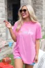 Firecracker Hot Pink Graphic Tee sold by Pink Lily