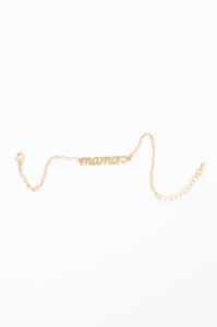 A Mother's Love Gold Mama Bracelet sold by Pink Lily