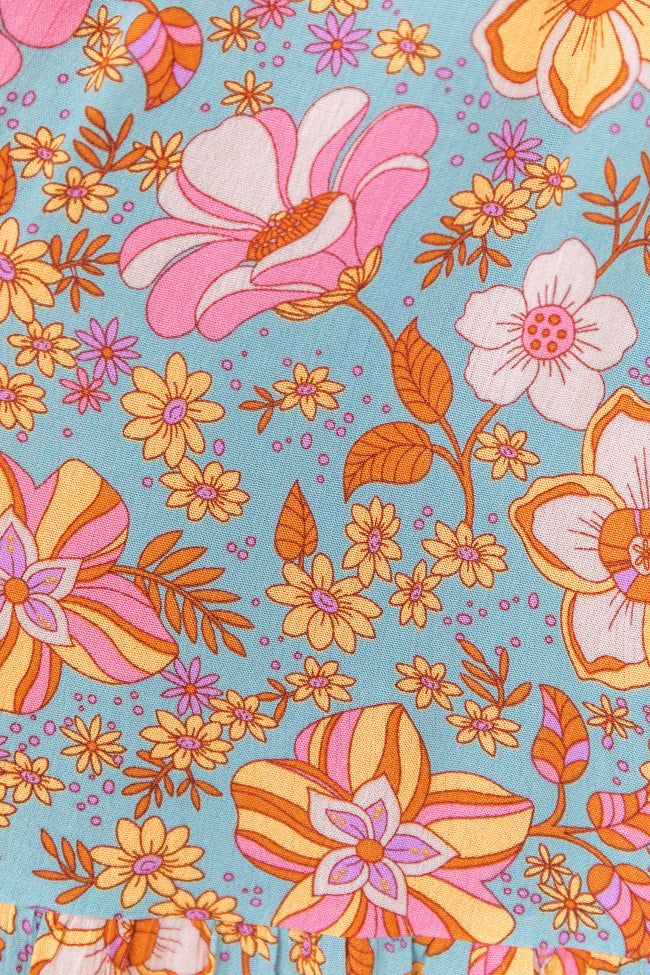 Keep Blooming Multi Floral Mini Dress sold by Pink Lily product image thumbnail 3